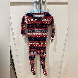 Hatley 18-24m Festive Red and Blue Kids One Piece